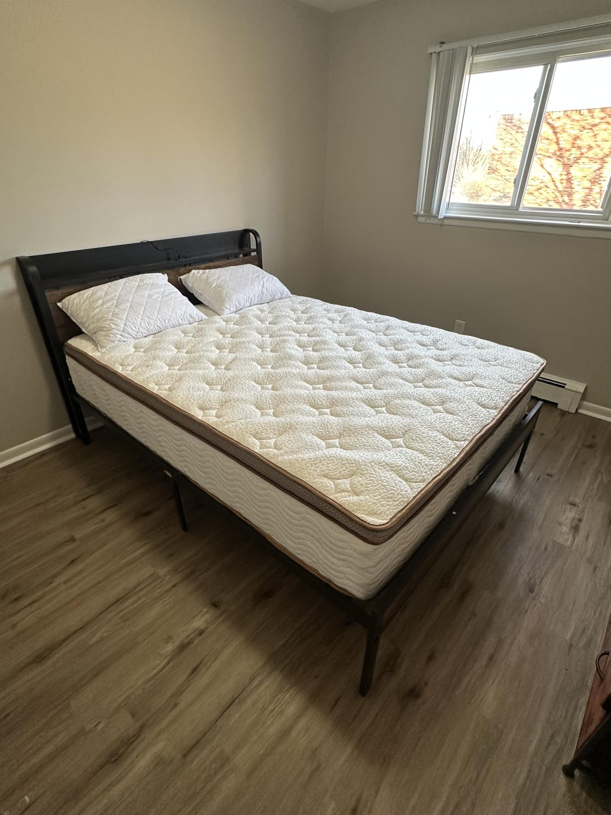 BedStory Mattress Queen Size - 12 Inch Hybrid Mattress Medium Firm with Orthopedic Spinal Support customer photo 1