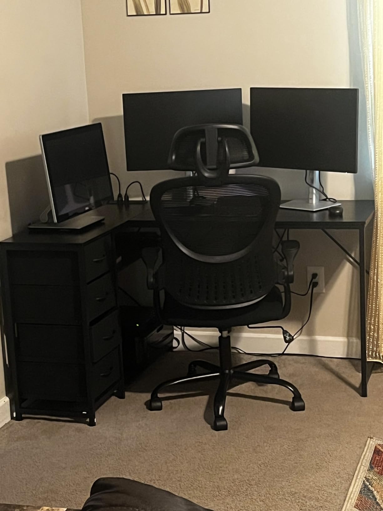 Sweetcrispy Computer Desk Chair, Mesh Office Chair with Lumbar Support customer photo 1