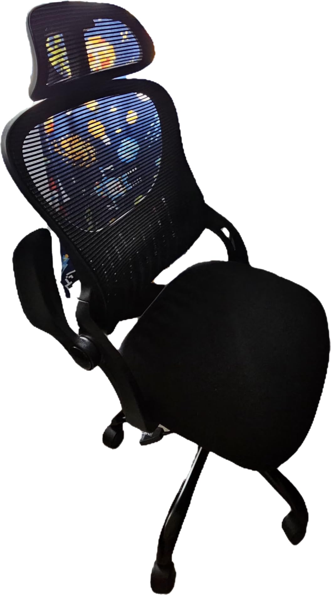 Sweetcrispy Computer Desk Chair, Mesh Office Chair with Lumbar Support customer photo 2