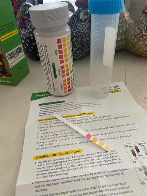 Soil pH Test Kit: 125 Soil pH Test Strips with Measuring Cylinders | Upgraded Accurate Testing pH Level of Garden Lawn Grass Flower Vegetable Compost Dirt customer photo 2