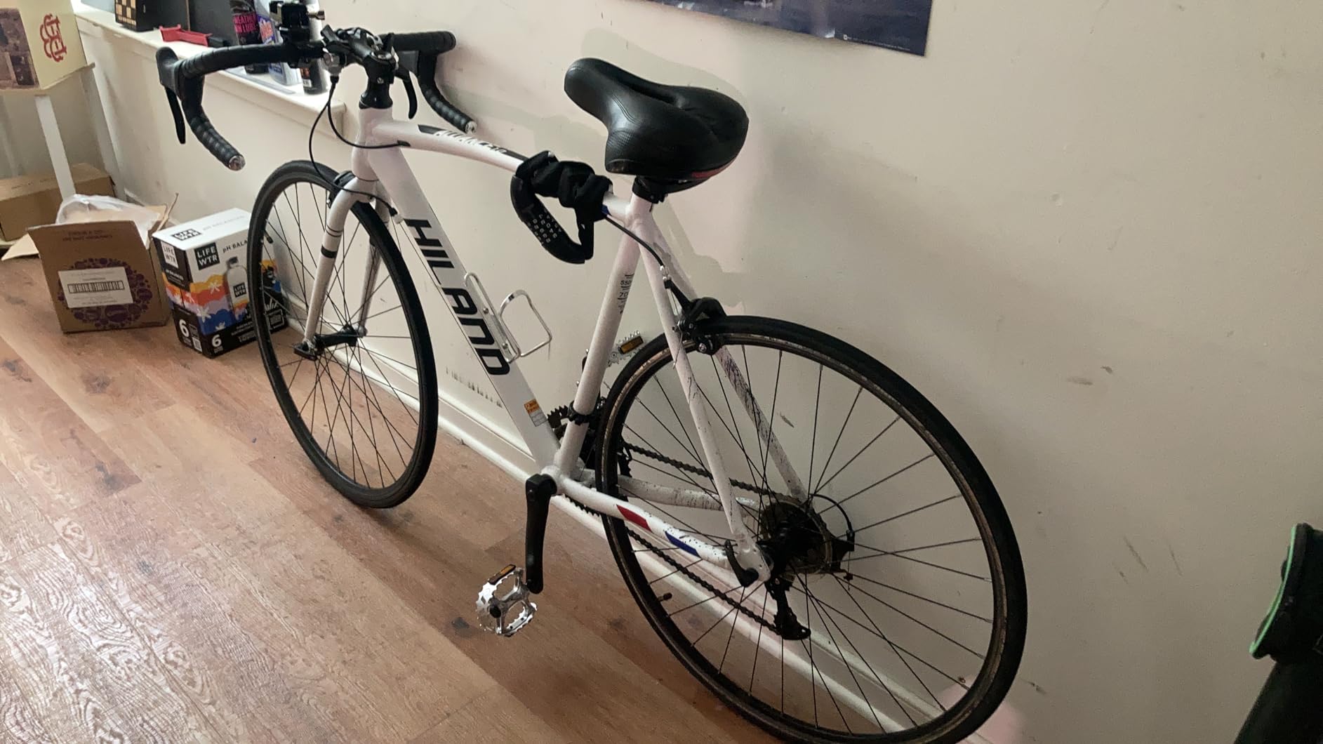 HILAND 700C Road Bike, Aluminum Racing Bike for Men Women Adult customer photo 1