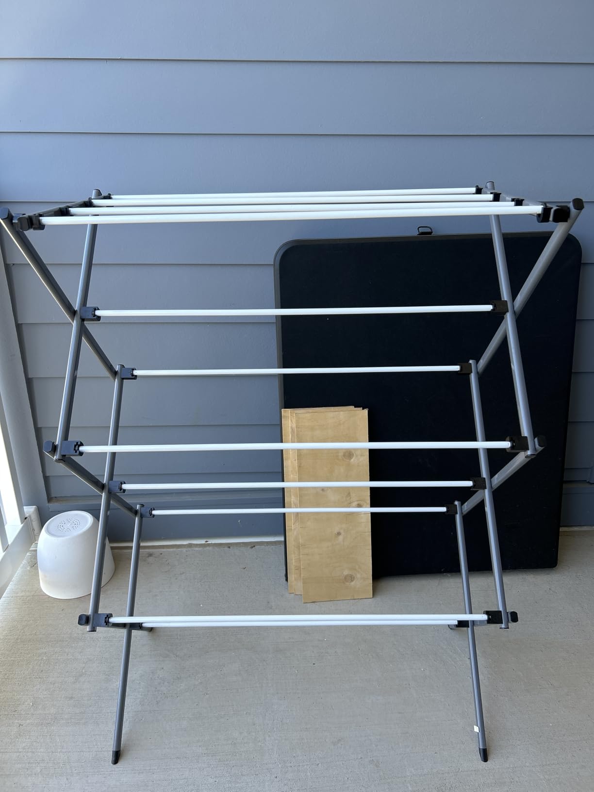 Honey-Can-Do 6-Tier Collapsible Clothes Drying Rack, 30