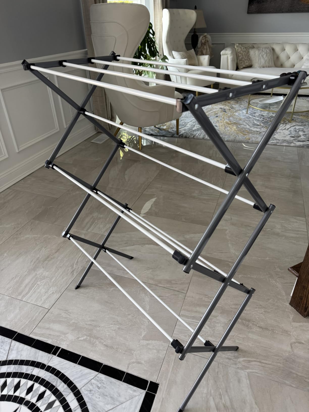 Honey-Can-Do 6-Tier Collapsible Clothes Drying Rack, 30