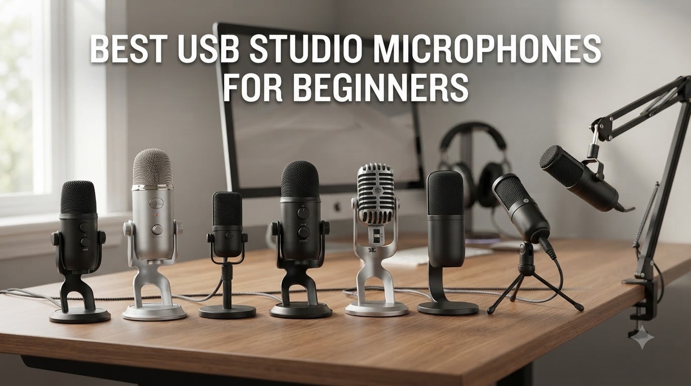 best usb studio microphones for beginners