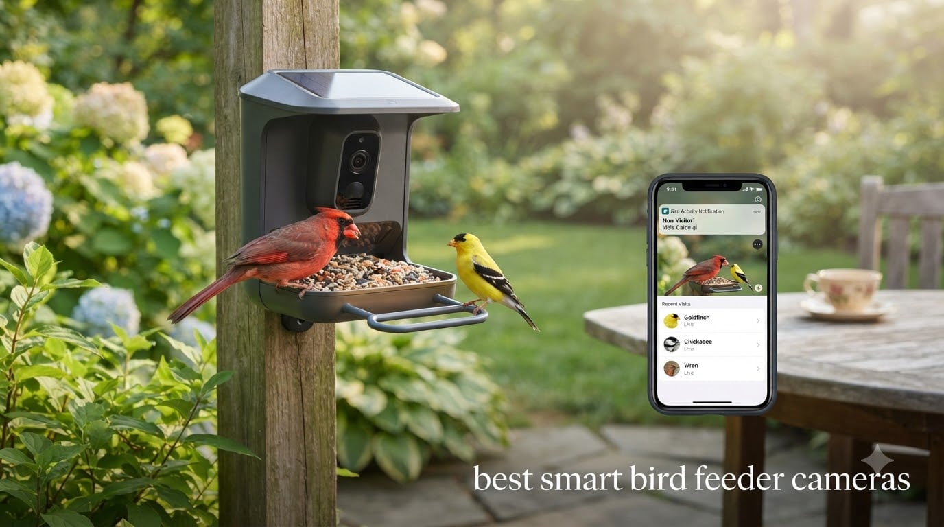 best smart bird feeder cameras