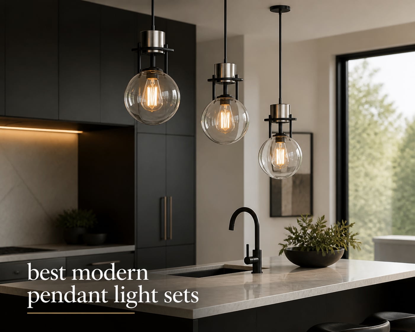 best modern pendant light sets