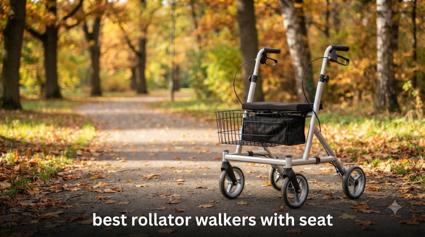 best rollator walkers with seat