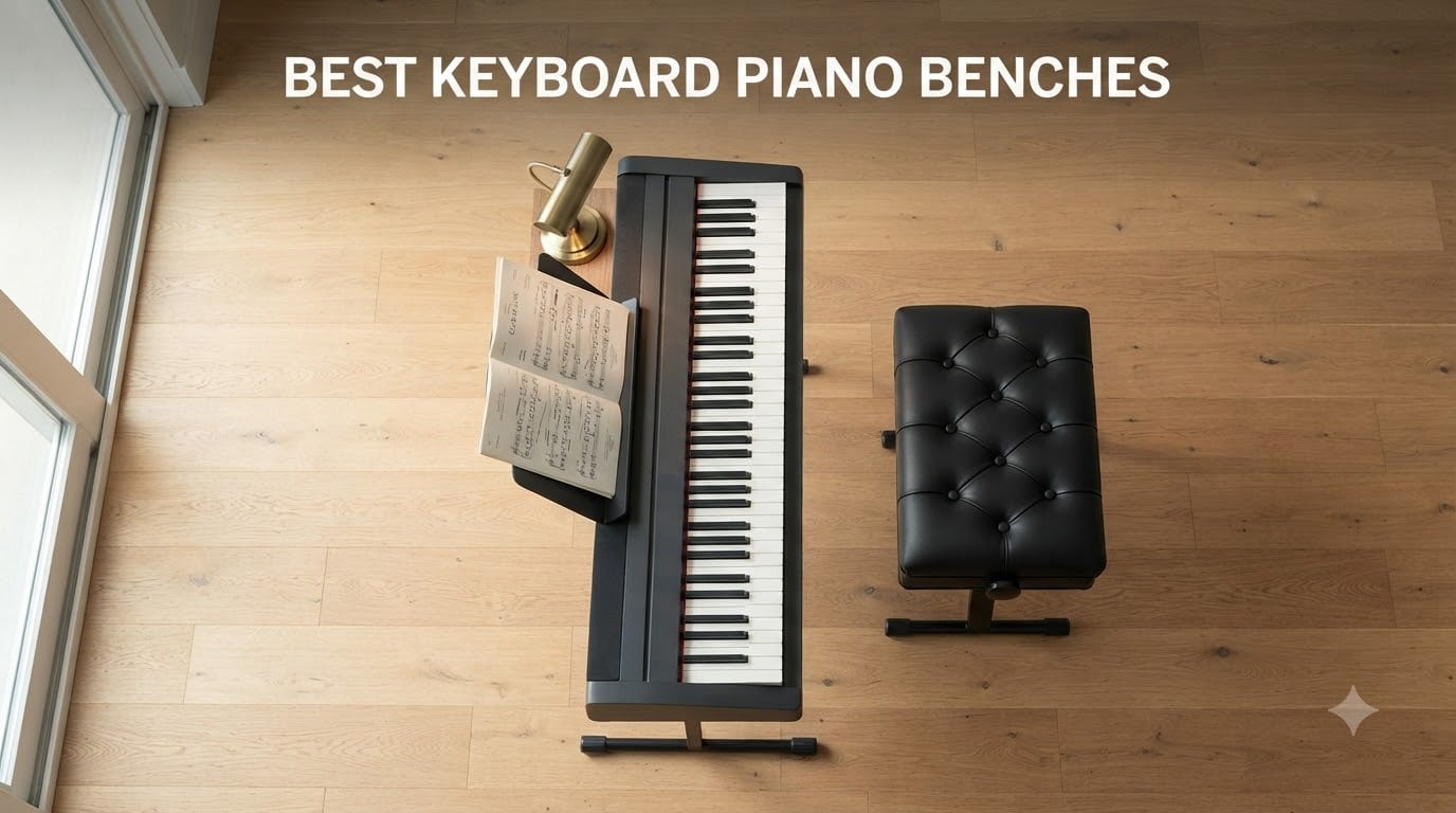 best keyboard piano benches