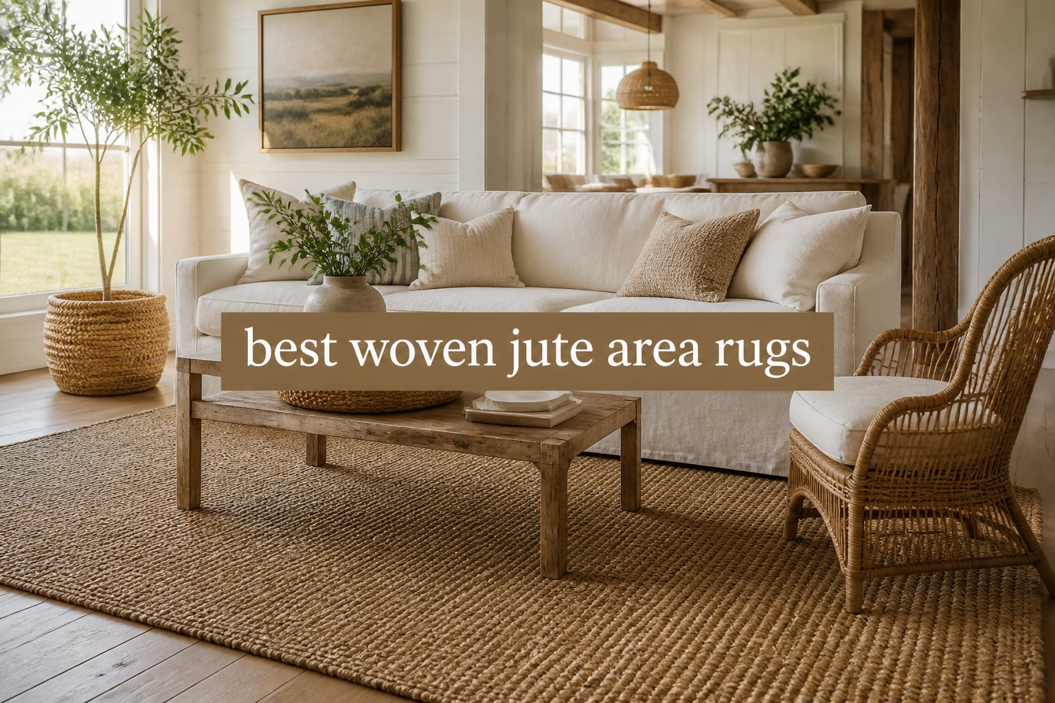 best woven jute area rugs