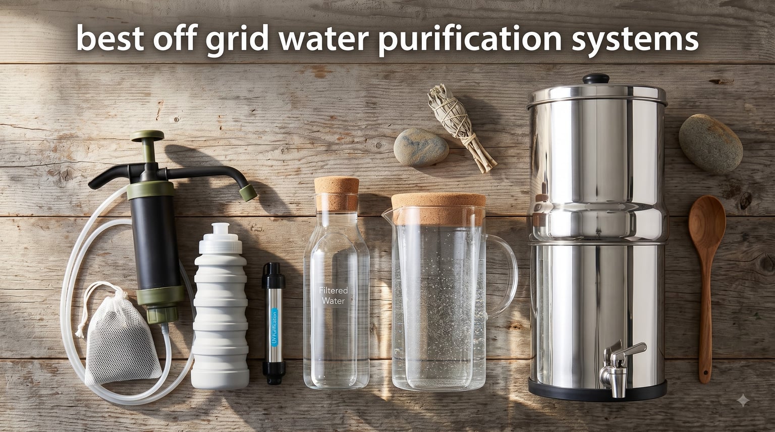 best off grid water purification systems