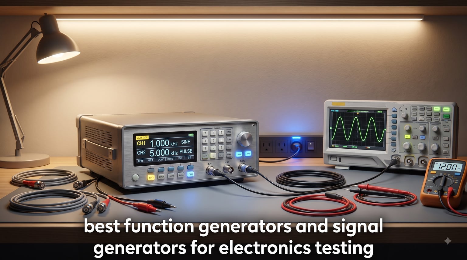 best function generators and signal generators for electronics testing