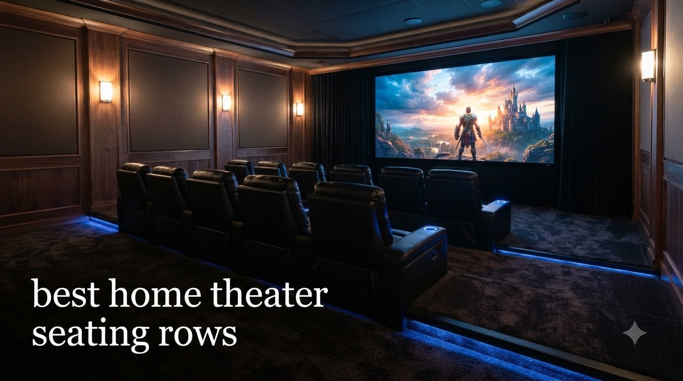 best home theater seating rows