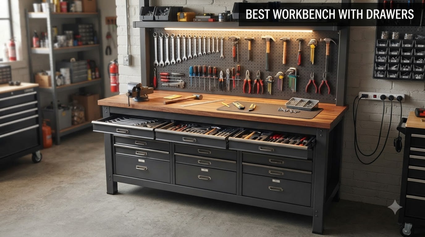 best workbench with drawers