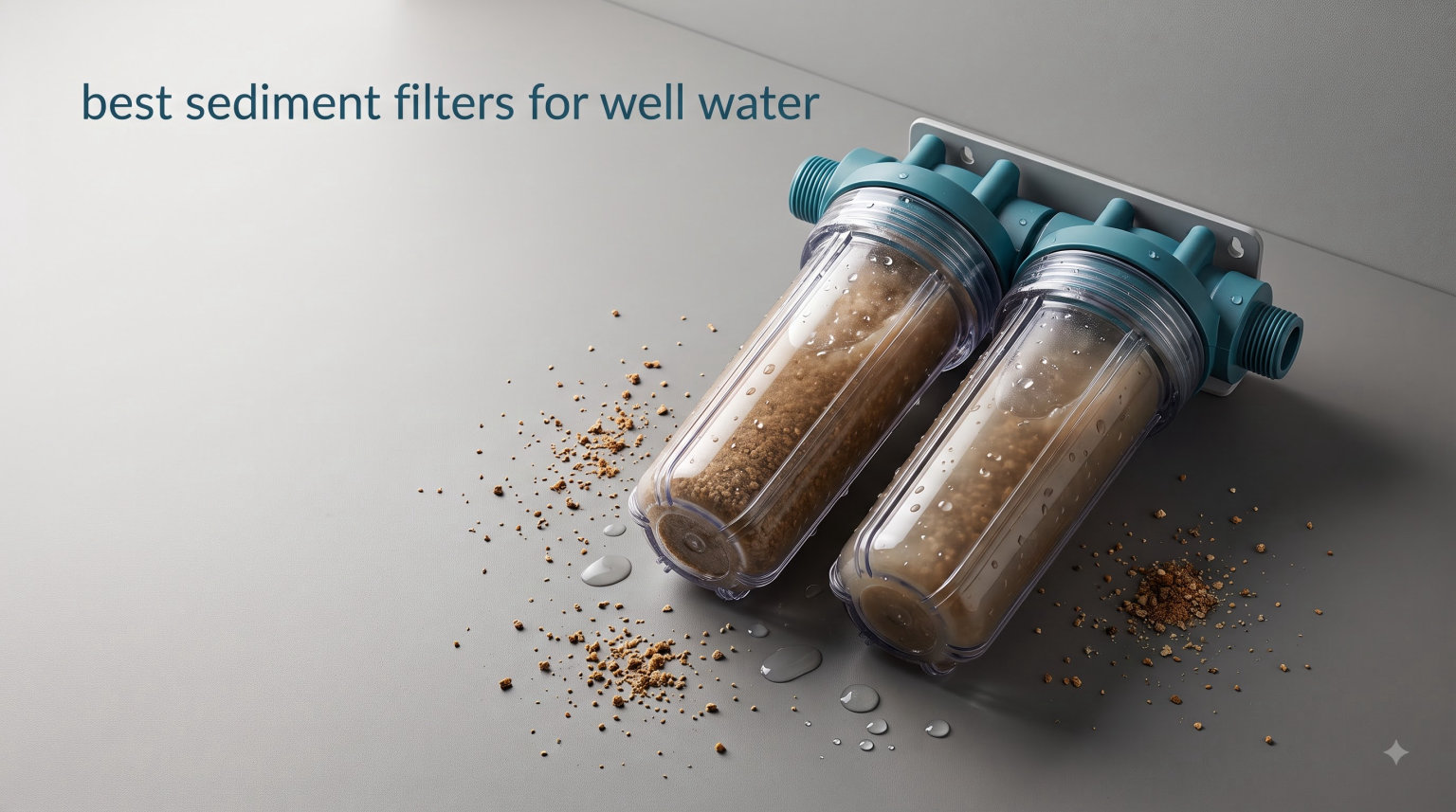 best sediment filters for well water