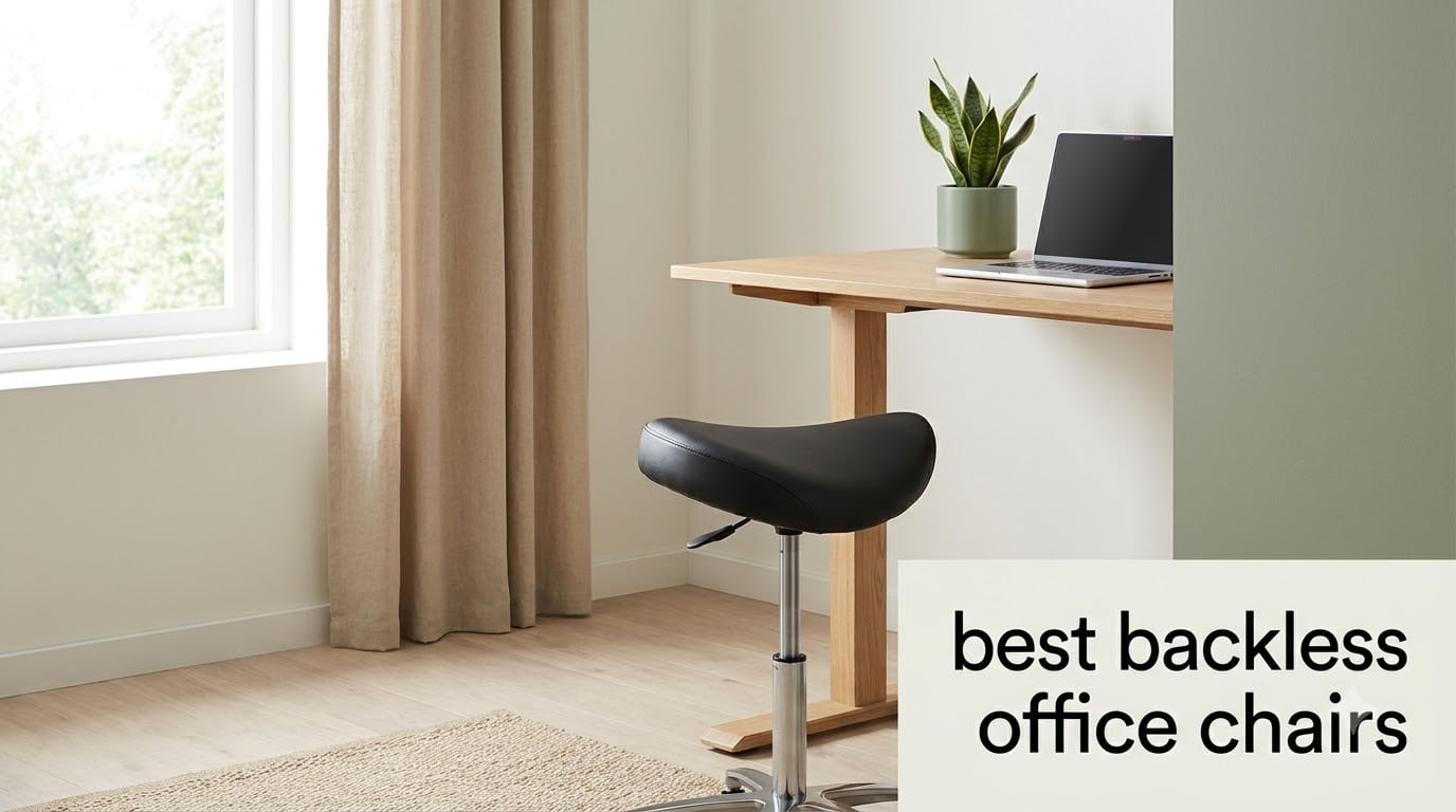 best backless office chairs