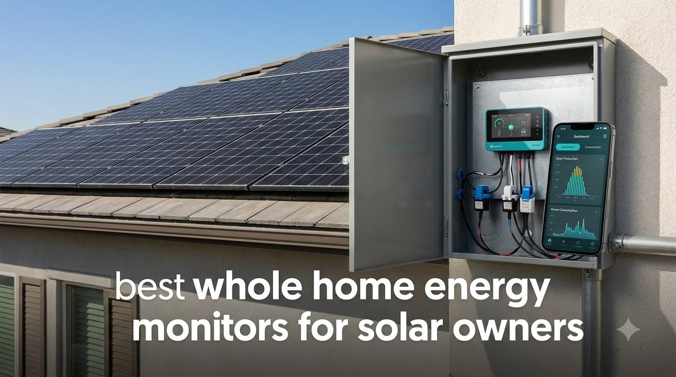 best whole home energy monitors for solar owners