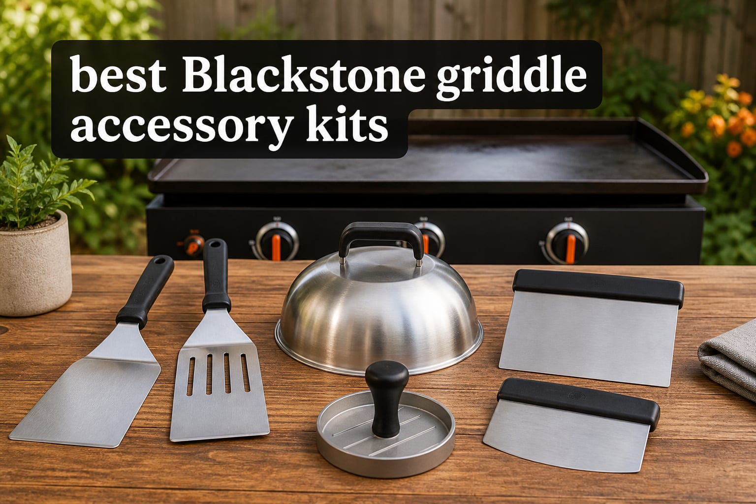 best Blackstone griddle accessory kits