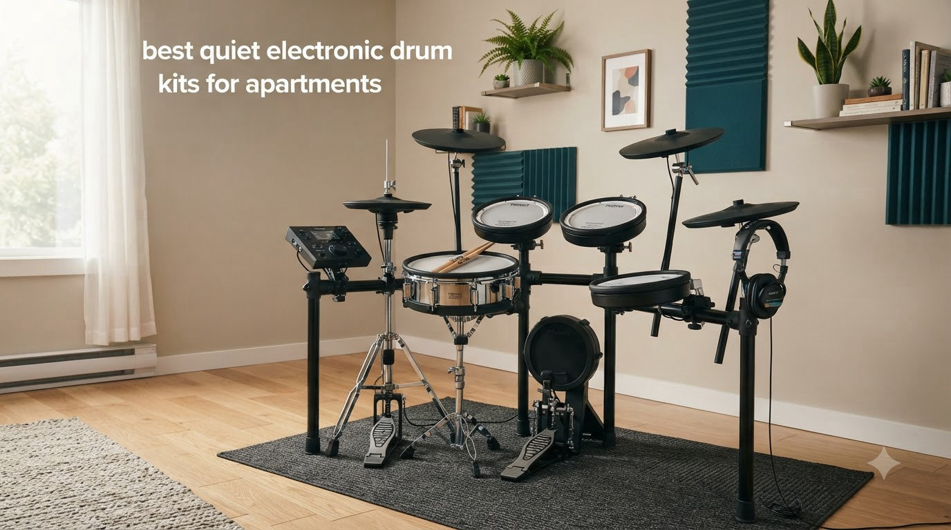 best quiet electronic drum kits for apartments