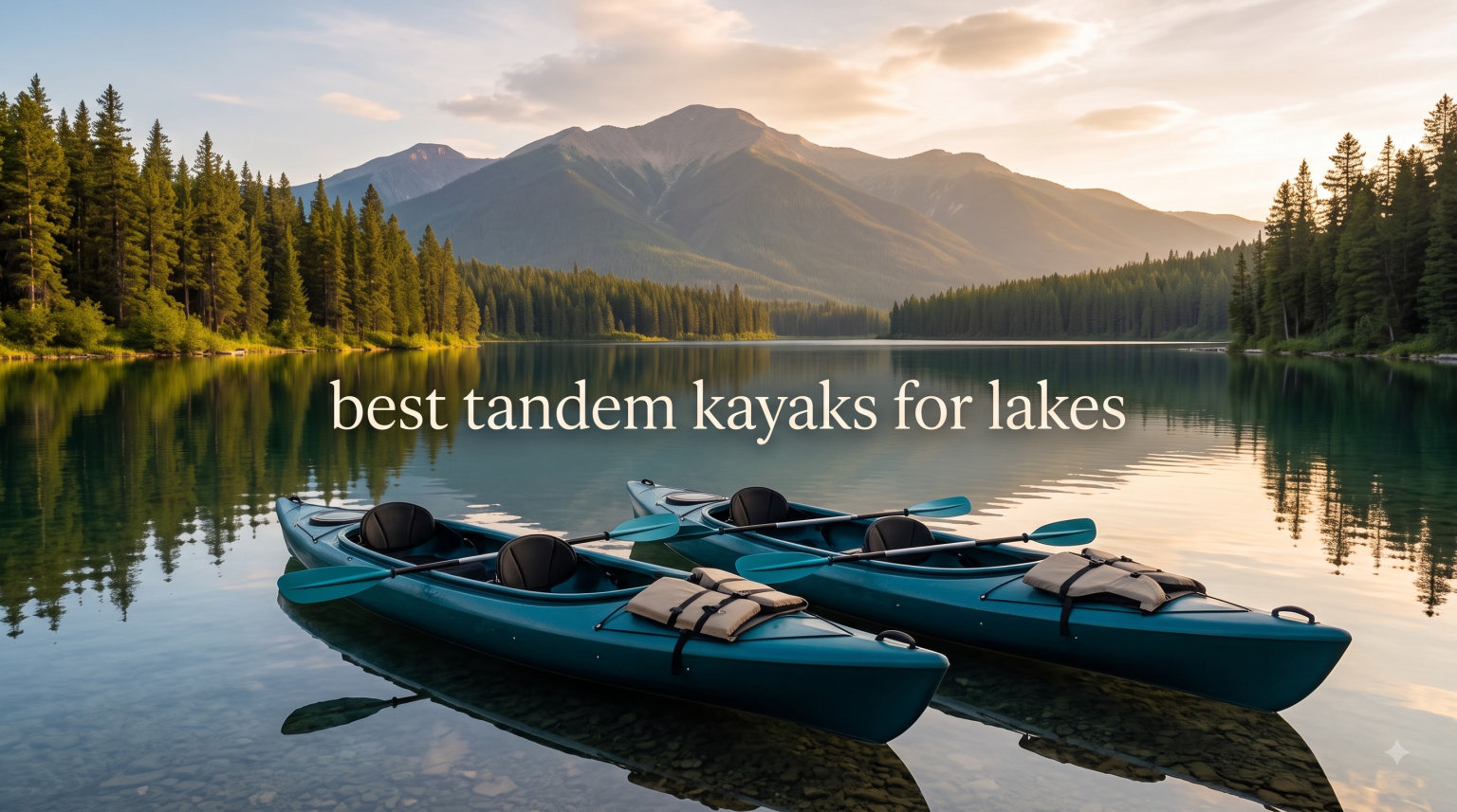 best tandem kayaks for lakes