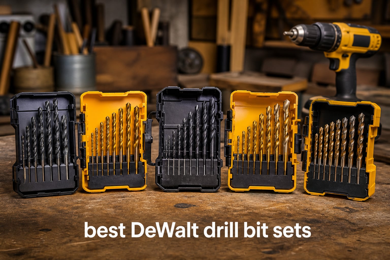 best DeWalt drill bit sets