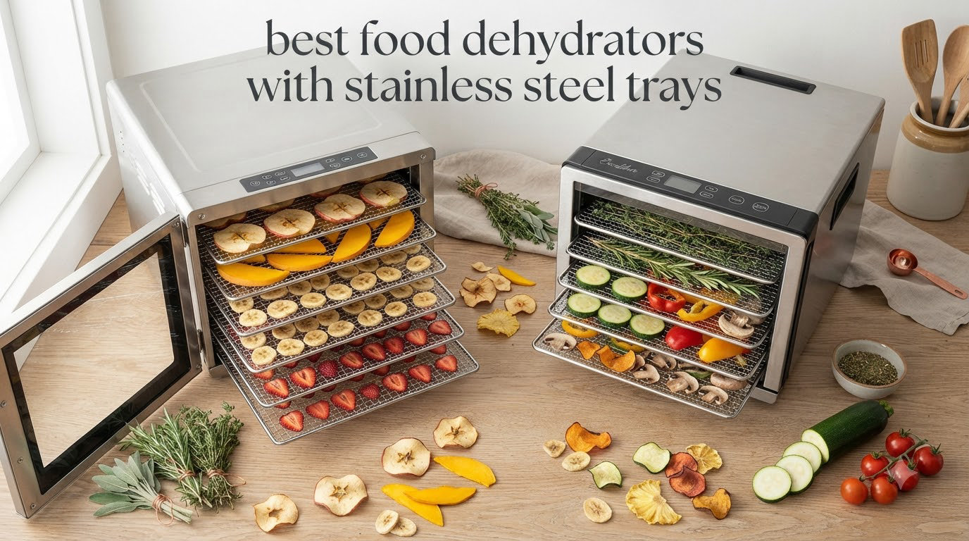 best food dehydrators with stainless steel trays