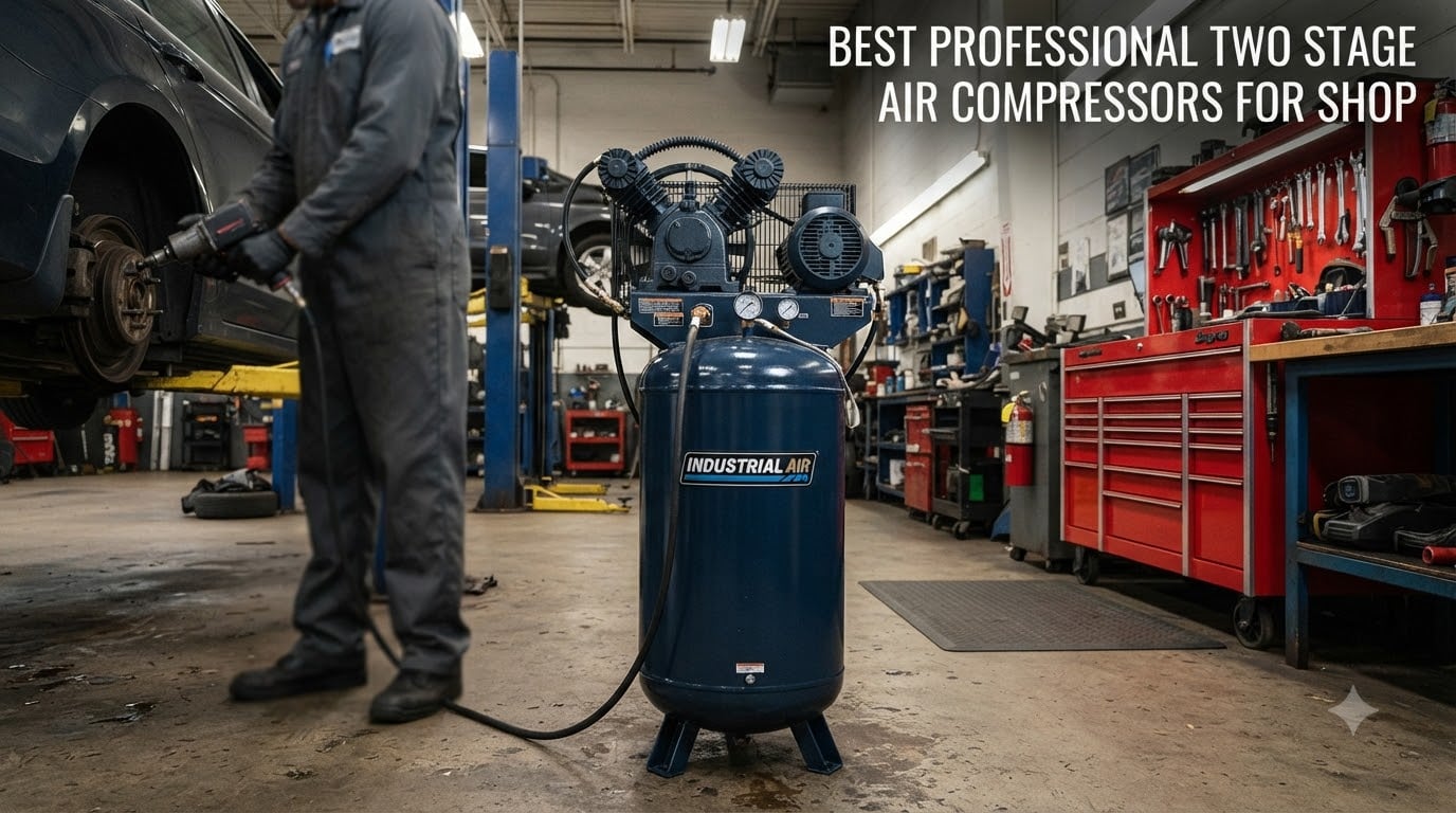 best professional two stage air compressors for shop