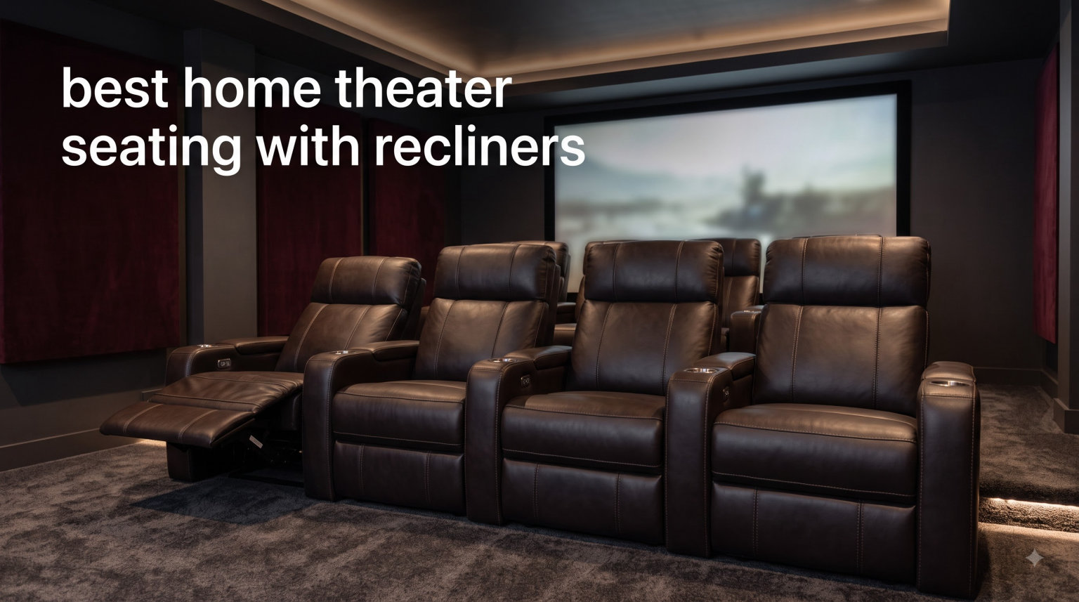 best home theater seating with recliners