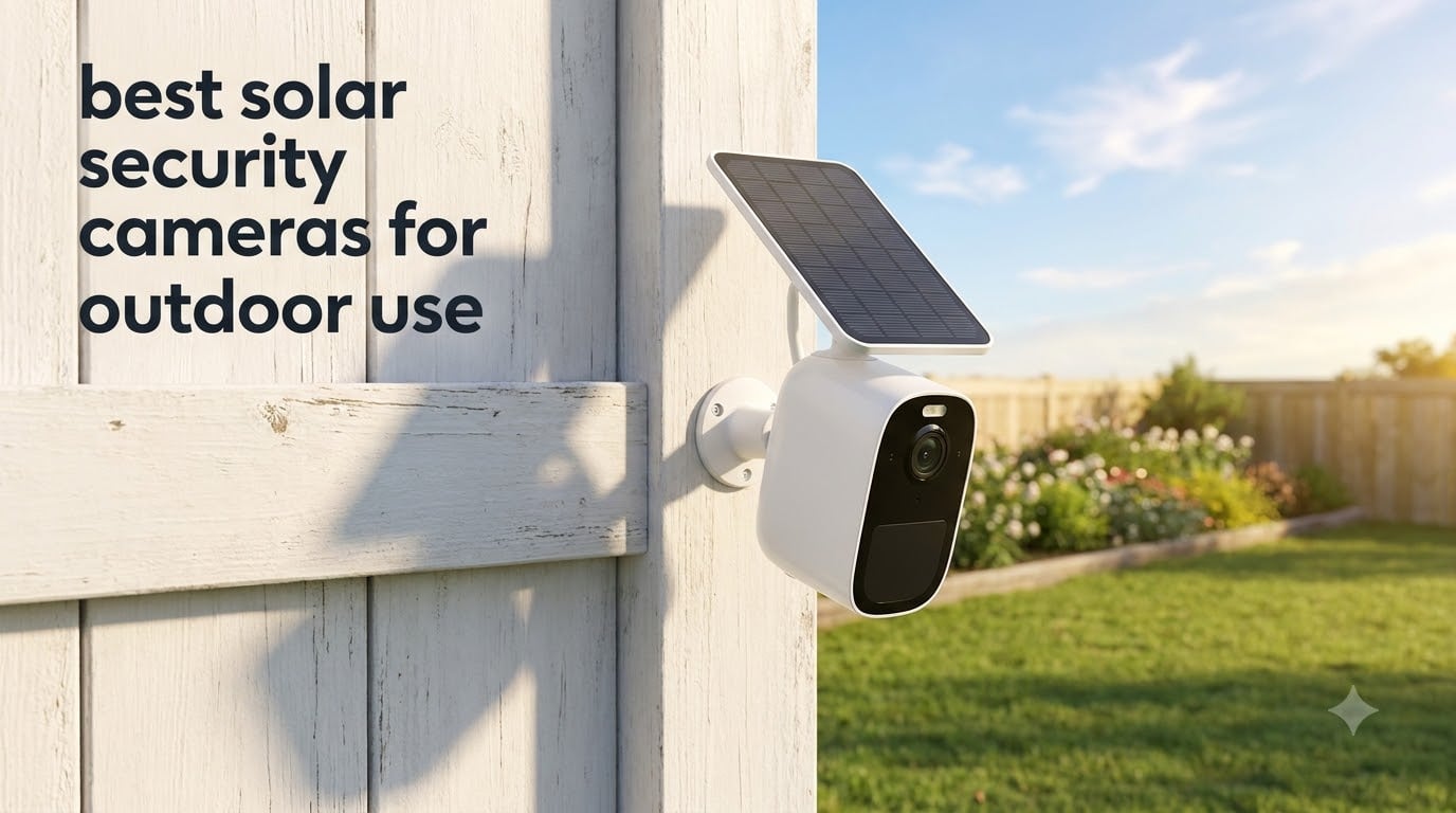 best solar security cameras for outdoor use