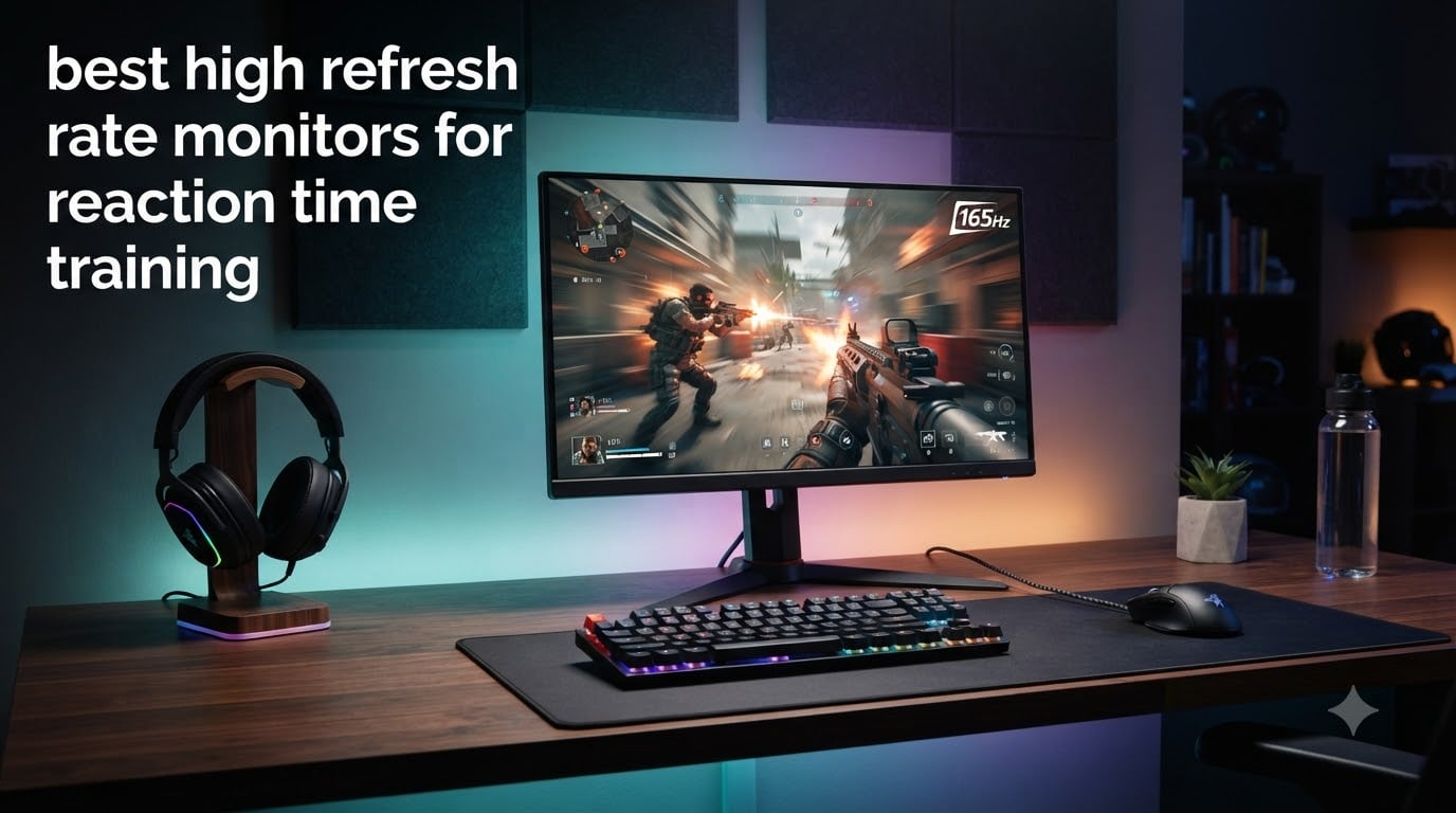 best high refresh rate monitors for reaction time training