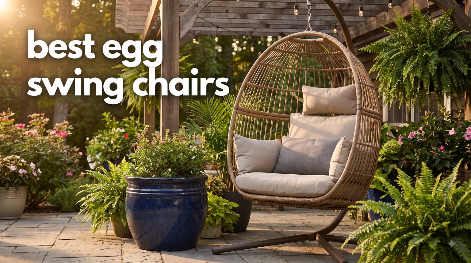 best egg swing chairs