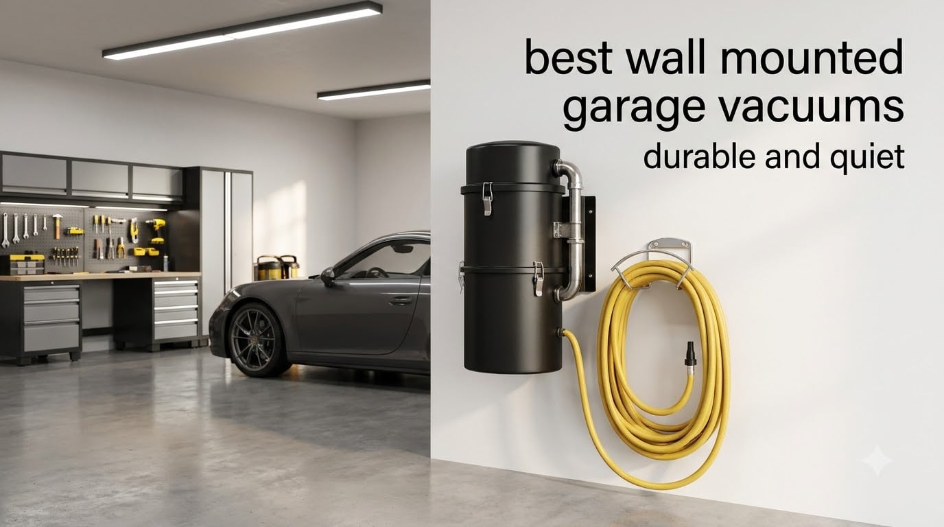 best wall mounted garage vacuums durable and quiet