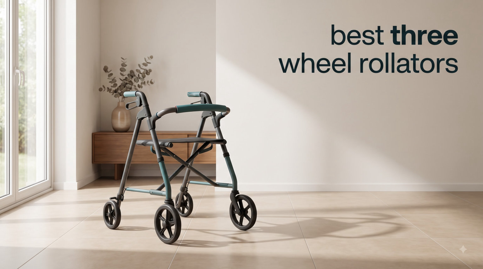 best three wheel rollators