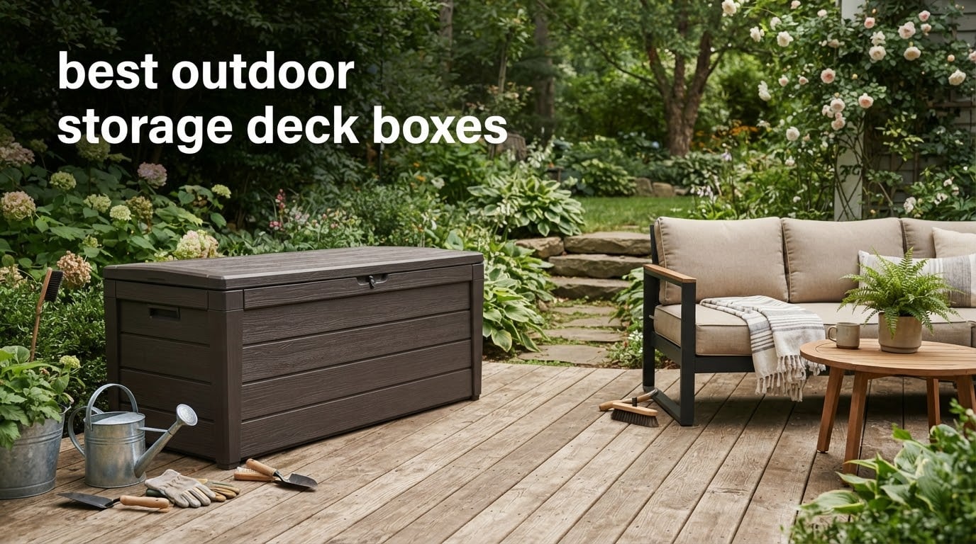 best outdoor storage deck boxes