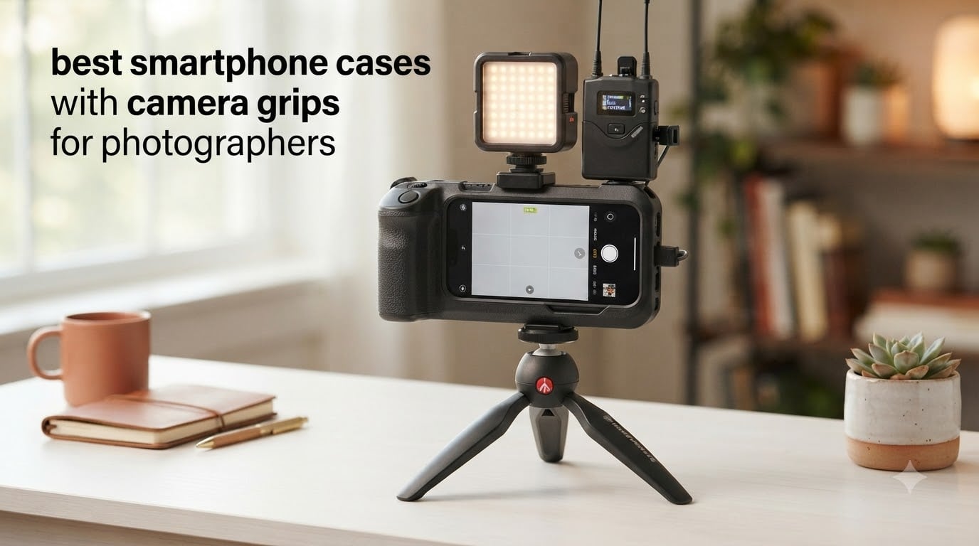 best smartphone cases with camera grips for photographers