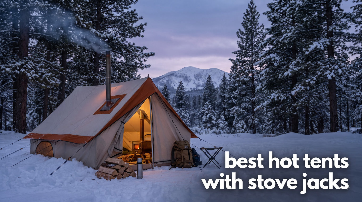 best hot tents with stove jacks