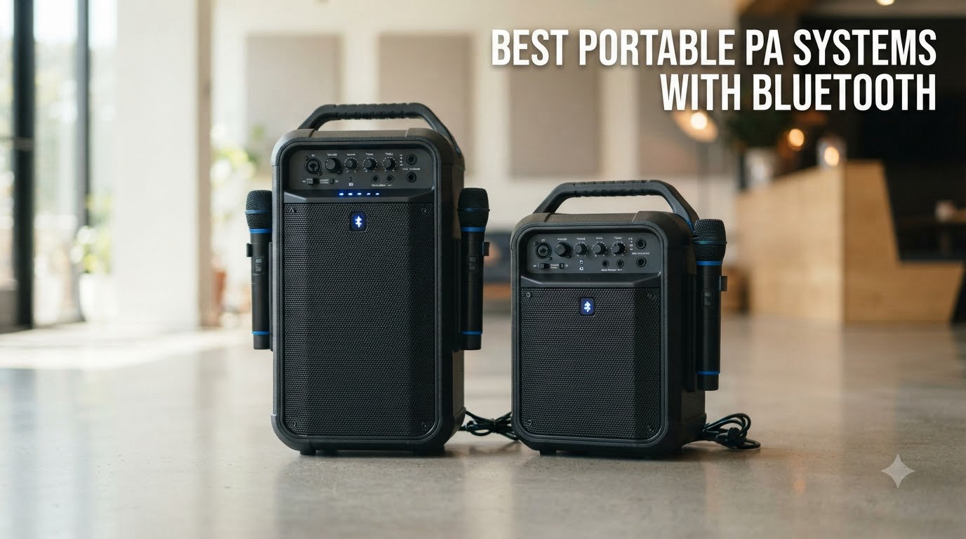 best portable pa systems with bluetooth
