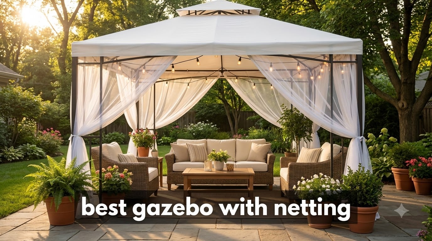 best gazebo with netting
