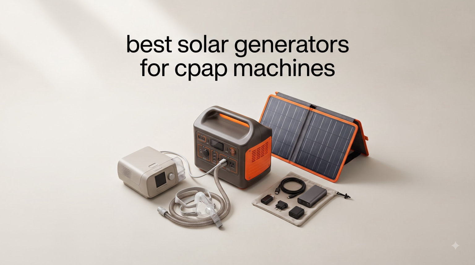 best solar generators for cpap machines