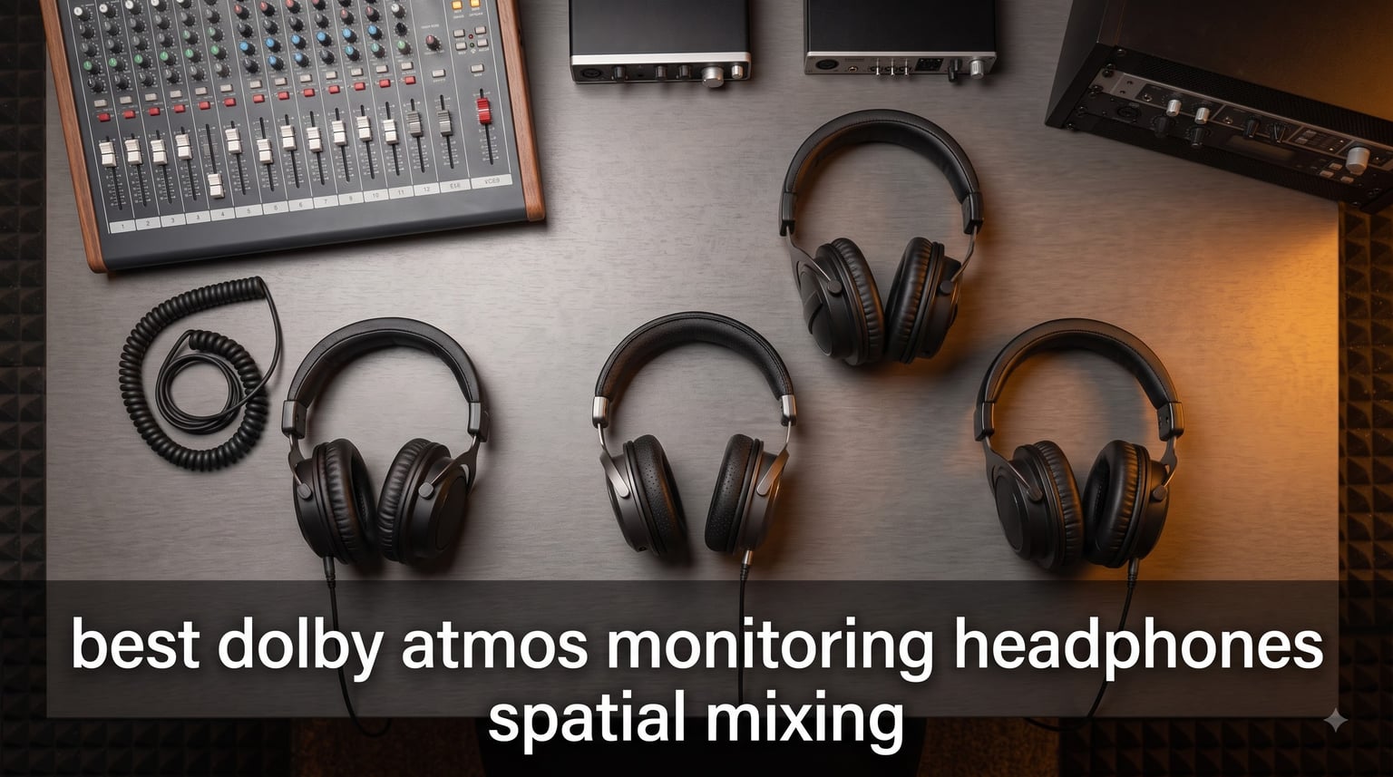 best dolby atmos monitoring headphones spatial mixing