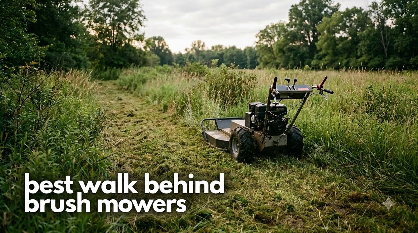 best walk behind brush mowers