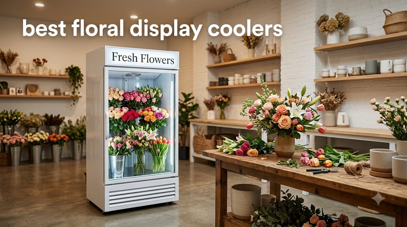 best floral display coolers