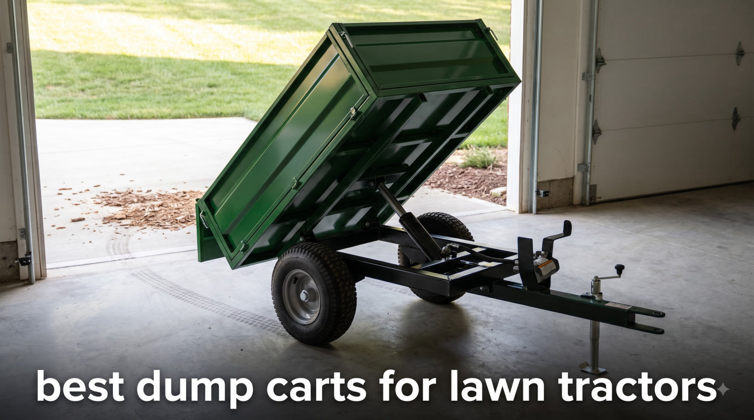 best dump carts for lawn tractors