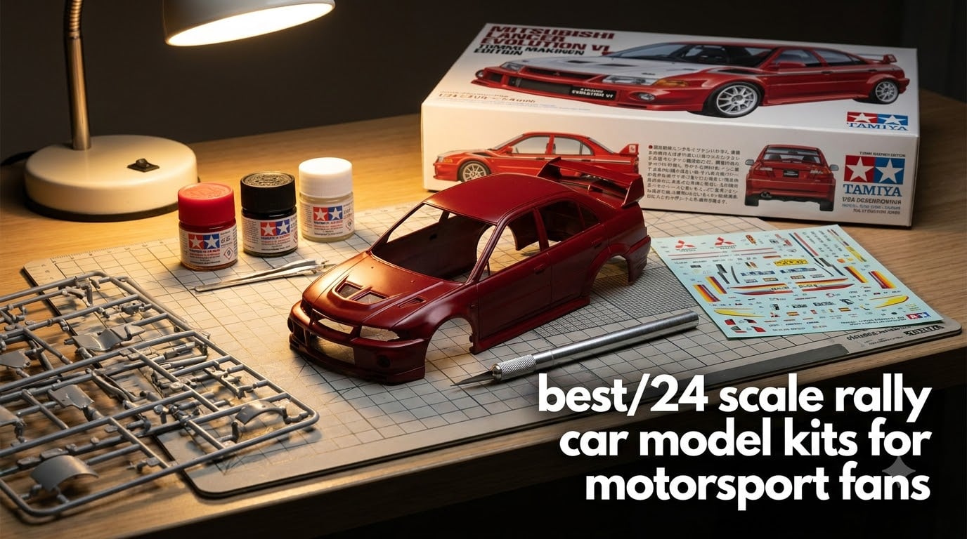 best 1/24 scale rally car model kits for motorsport fans
