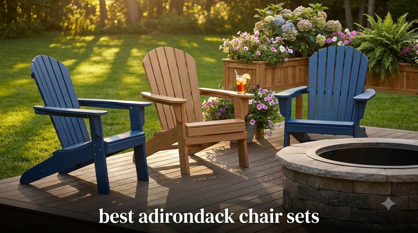 best adirondack chair sets