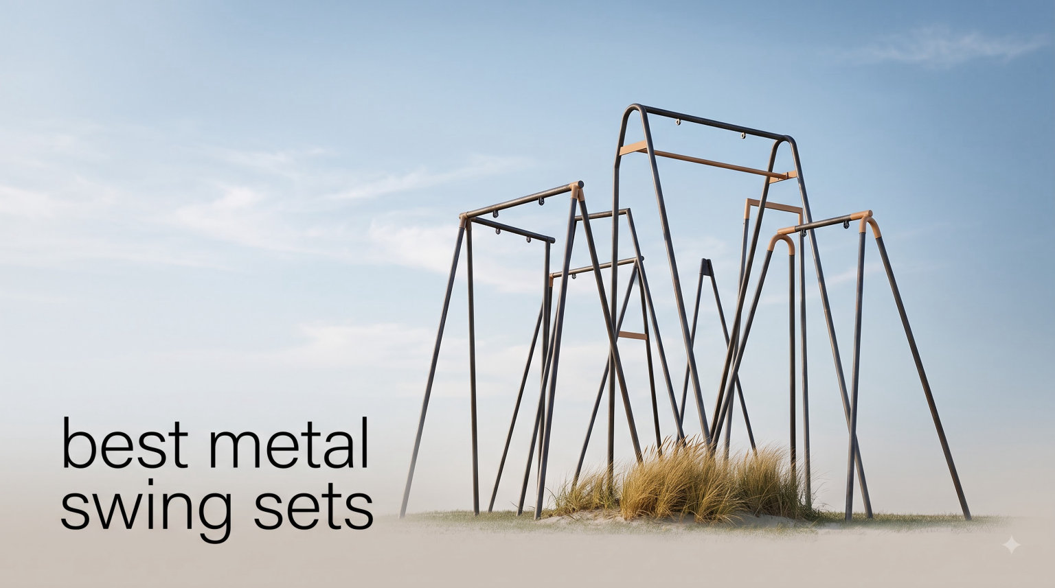 best metal swing sets