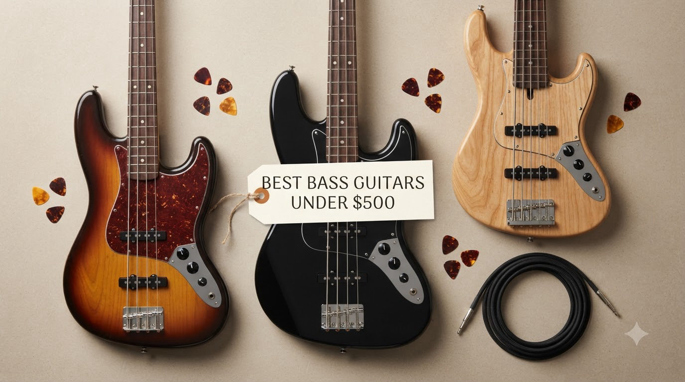 best bass guitars under $500