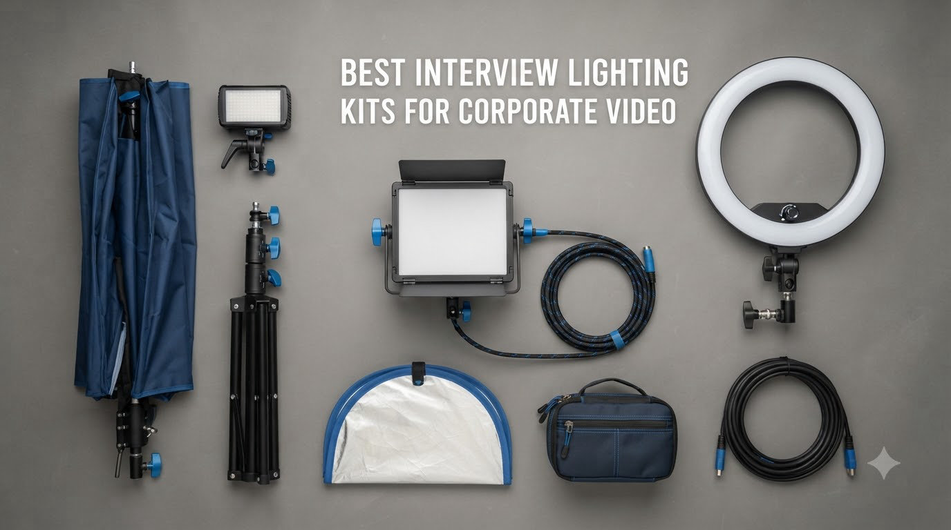 best interview lighting kits for corporate video
