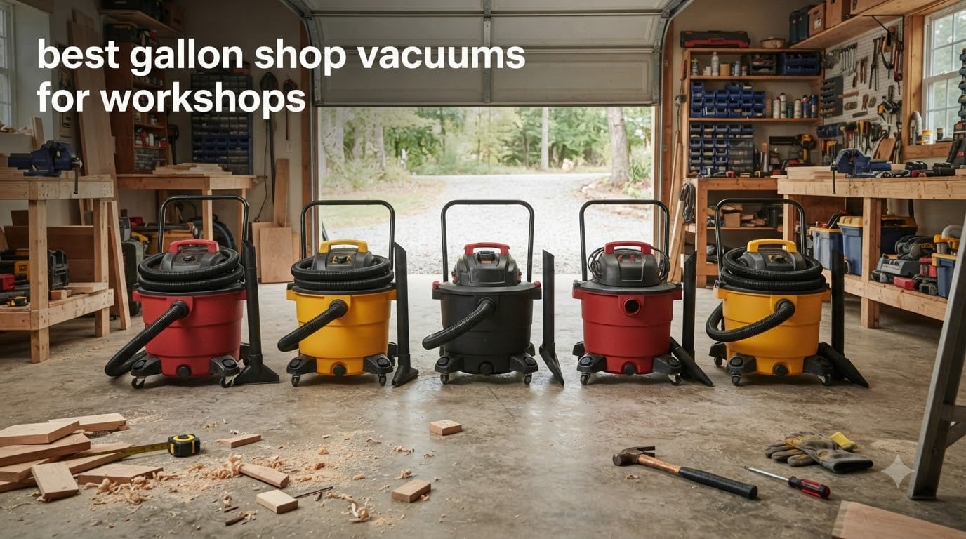 best 16 gallon shop vacuums for workshops