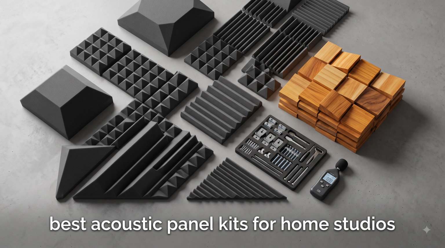best acoustic panel kits for home studios