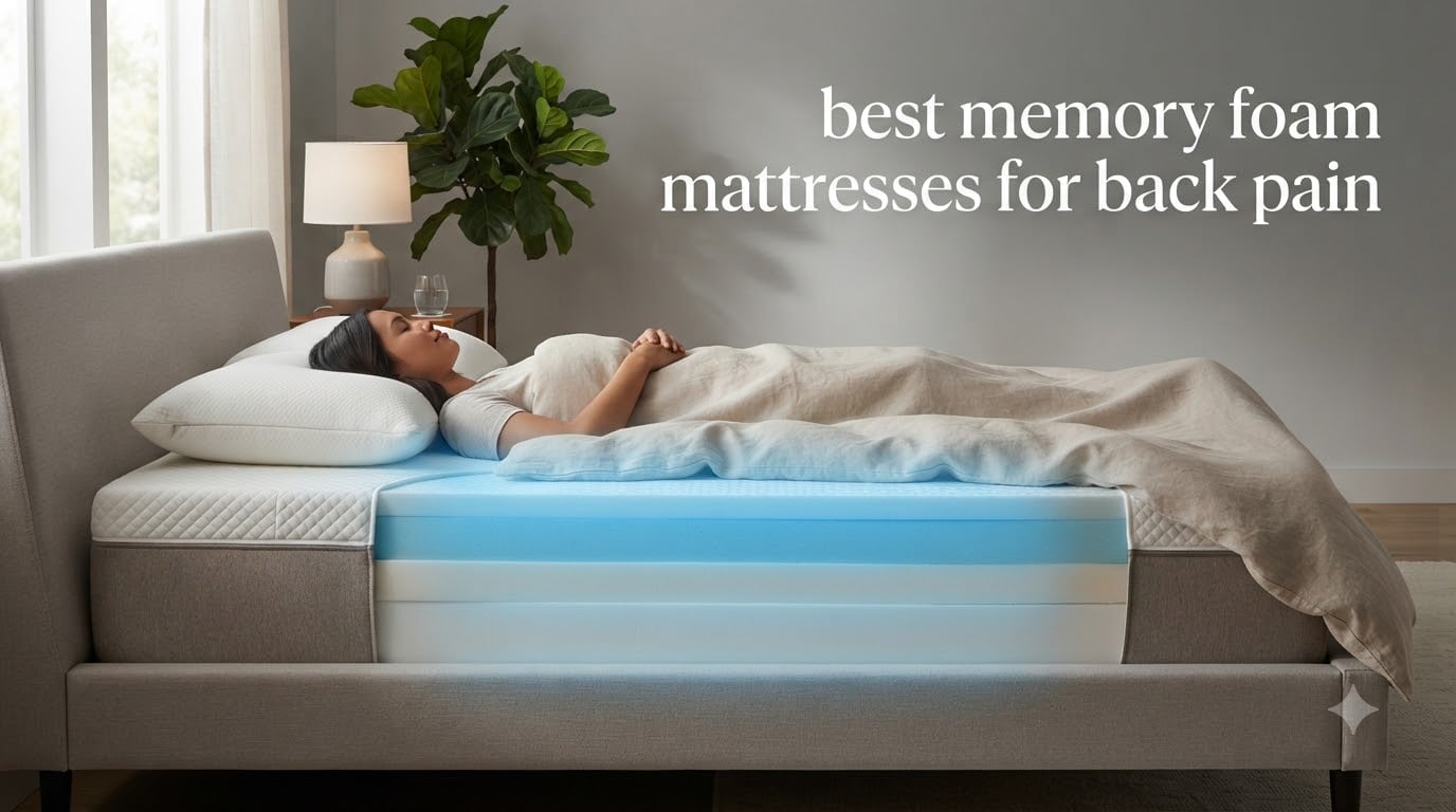 best memory foam mattresses for back pain